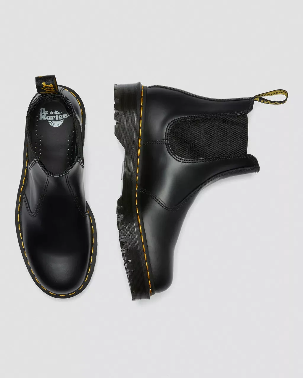 2976 Bex Smooth Leather Chelsea Boots - Black Smooth