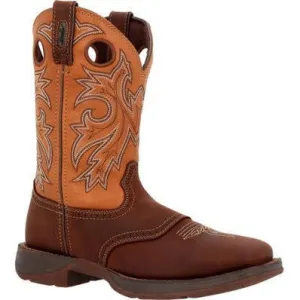 Durango Men's Rebel 11" Soft Toe Saddle Up Western Classic Boot- Brown- DB4442