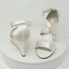Ivory Wedges For Bride or Bridesmaids | Dyeable Shoes