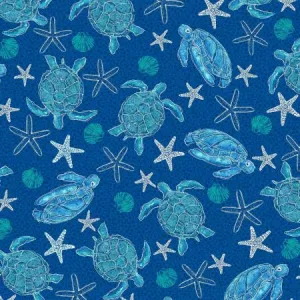Navy Tossed Turtle