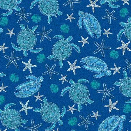 Navy Tossed Turtle