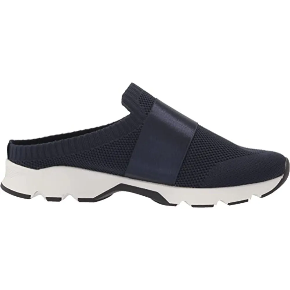 On the Go Navy Fabric Anne Klein Sneakers