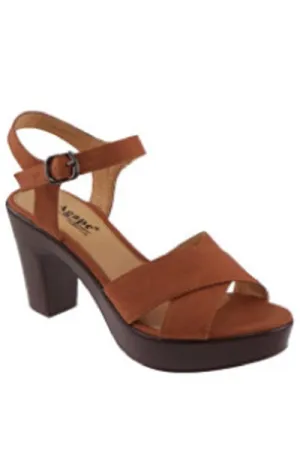 Sophia Brown Strap Sandals
