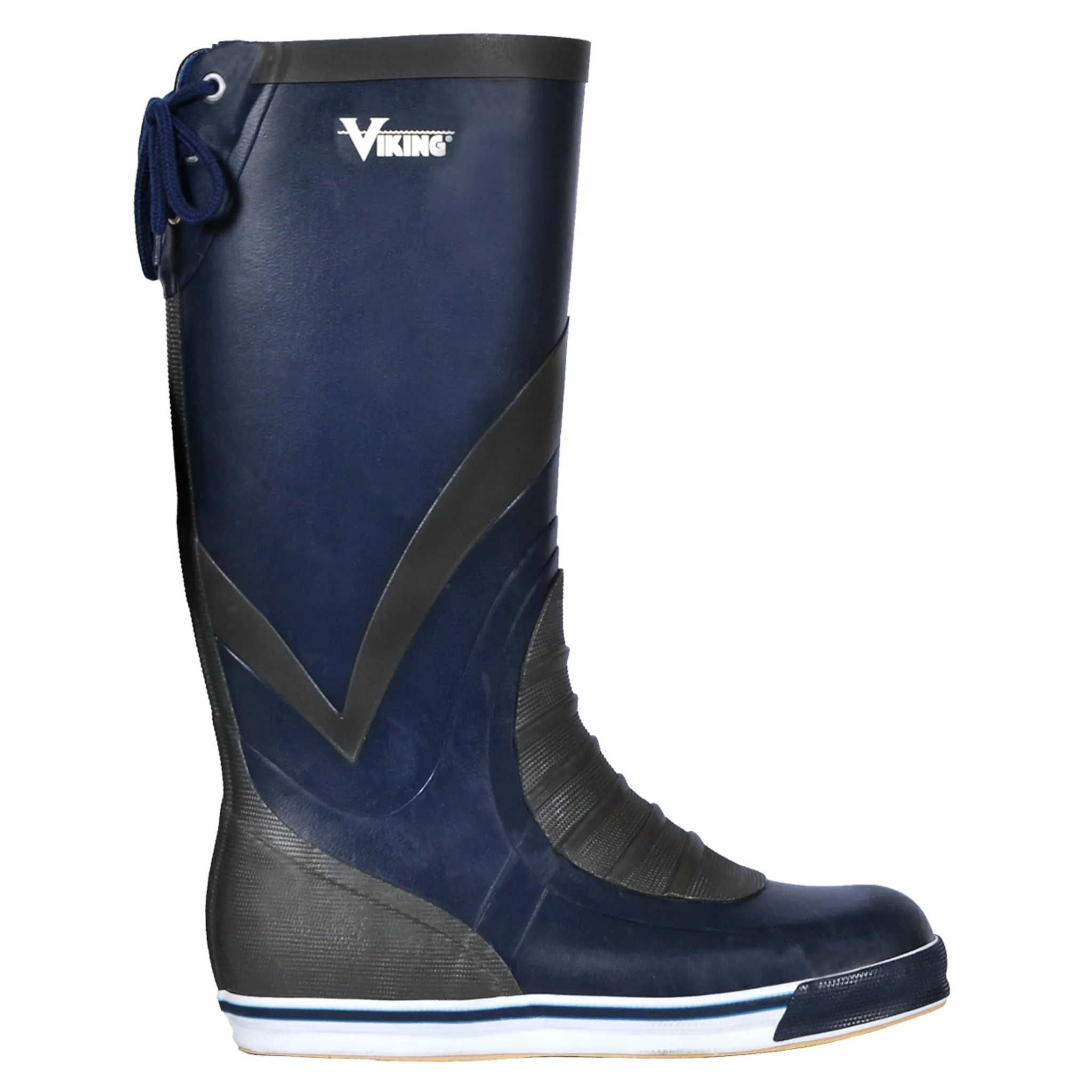 Viking® Mariner VW26 16” SBR Blended NR Rubber Boots – Slip-Resistant, Durable, Polyester Lining, Orthopedic Insole, Unisex Fit for Boating & Dock Work