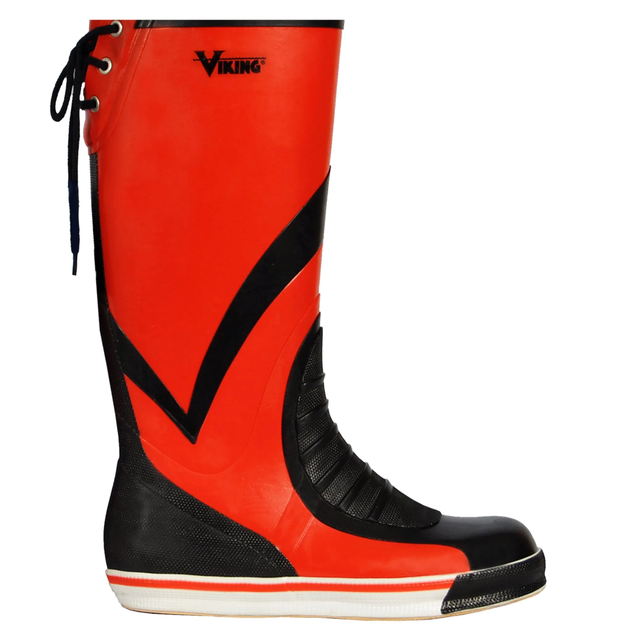Viking® Mariner VW26 16” SBR Blended NR Rubber Boots – Slip-Resistant, Durable, Polyester Lining, Orthopedic Insole, Unisex Fit for Boating & Dock Work